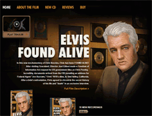 Tablet Screenshot of elvisfoundalive.com